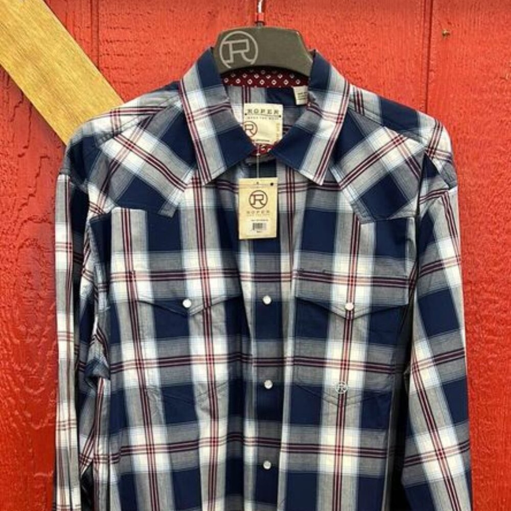 Roper Button Down Shirt, Pearl Buttons